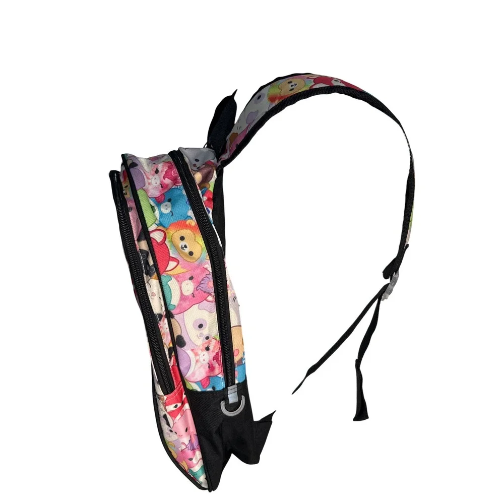 Squishmallows Kids Backpack Multicolor All Over Character Print School Bag 15in
